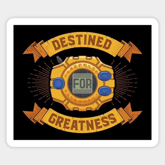 Destined for Greatness - Courage Sticker by DCLawrenceUK